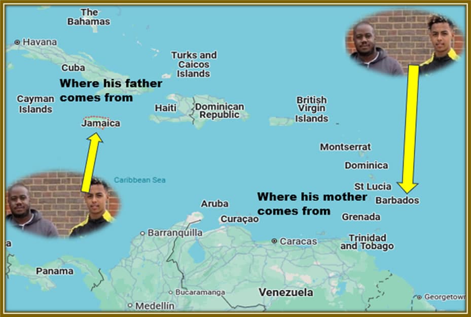 Where the former Chelsea's players parents comes from.