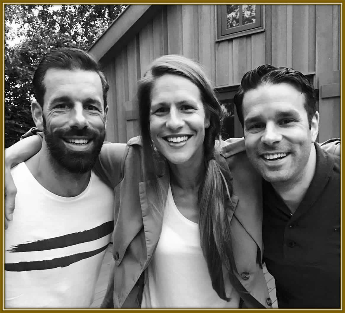 Ruud van Nistelrooy celebrates his 41st birthday surrounded by his beloved siblings, Anneke and his younger brother. 