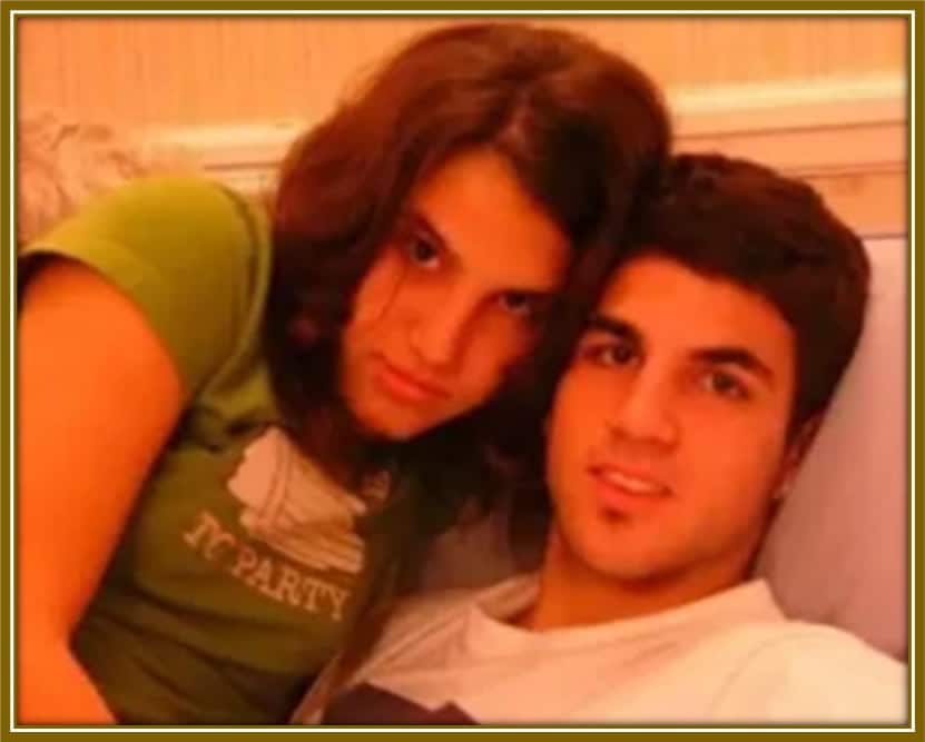 Cesc Fàbregas and His Sister, Carlota Fàbregas