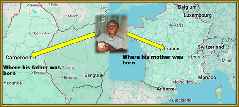 The Union of Sacha Boey's Parental Ancestry. Visuals: Google Maps, Google Maps